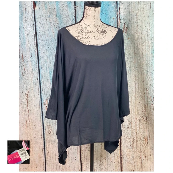 CIA MARITIMA NWT Navy Batwing Beach Cover-Up - Picture 2 of 11